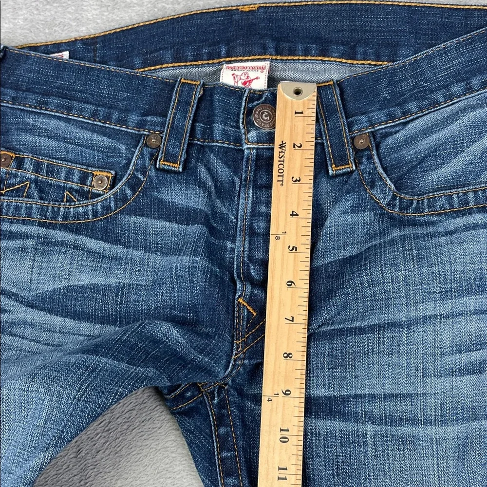 True Religion 34x33 Men's Blue Jeans 112790 Made in USA‎ Y2K Vintage RARE